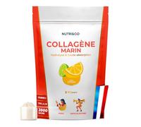 NUTRI&CO Collagène Marin Types 1, 2 et 3 & Vitamine C | Goût Citron 90 jrs