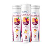 NUTRI&CO Electrolytes 5 Minéraux + 4 Vitamines | Lot de 3 Mangue-Passion