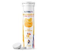 Nutri&Co Électrolytes Hydratation - 5 Minéraux 4 Vitamines - Goût Citron - 15 Comprimés