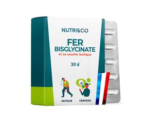 NUTRI&CO Fer Bisglycinate et sa Souche Lactique Capsule(S) 30 pc(s)