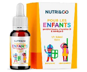Nutri&Co Formule Enfant Probiotique et Multivitamines Format Pipette 15ml