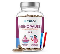Nutri&Co Formule Ménopause Equilibre Hormonal Féminin - 60 gélules Vegan