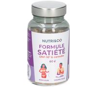 Nutri&Co Coupe-Faim DNF-10® & Caroube – Complément alimentaire perte de poids 60 gélules Vegan
