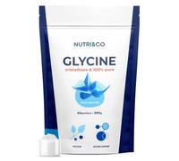 NUTRI&CO Glycine Cristallisée en Poudre 100% Pure | Sommeil & Peau | 300g