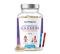 NUTRI&CO Lactobacillus Gasseri | Flore Intestinale Digestion | 60 Gélules