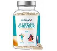 Nutri&Co Complexe Cheveux Kératine & Biotine – 60 gélules