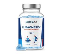 Nutri&Co Magnésium + Vitamine B6 Stress et Tonus 120 gélules Vegan