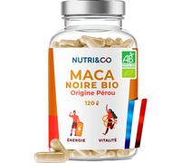 Nutri&Co Maca Noire Bio 120 Gélules