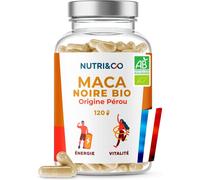 Nutri&Co Maca noire bio - 120 gélules