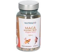 Nutri&Co Maca Noire Bio 120 Gélules