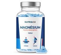 Nutri&Co Magnésium + Vitamine B6 Stress et Tonus 120 gélules Vegan