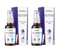 NUTRI&CO Mélatonine Goutte(S) Orale(S) 2x20 ml