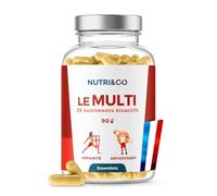 NUTRI&CO Multivitamines & Minéraux | Vitamines Brevetées | 90 Gélules