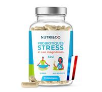 NUTRI&CO Probiotique Anti-Stress - Équilibre Flore Intestinale - 60 Gél