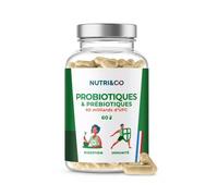 NUTRI&CO PROBIOTIQUES & PREBIOTIQUES 60 GELULES - 11/2026