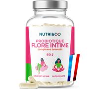 Nutri & Co Probiotique Flore Intime – 6 souches, 2 complexes SynbAEctive – 60 gélules