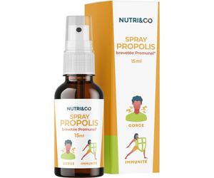 Nutri&Co Propolis Breveté En Spray Action Rapide & Efficacité Clinique 15ml