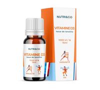 NUTRI&CO Vitamine D3 Lanoline | 1000 U.I par Goutte | Os, Immunité | 15ml