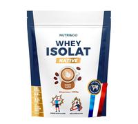 Nutri&Co Whey Isolate Native Goût Café Poudre 900 g