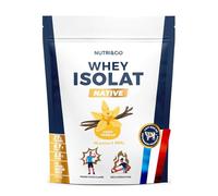 NUTRI&CO Whey Isolate Native | Jusqu’à 94% de Protéines | 900gr Vanille