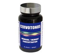 NUTRI EXPERT - Cervotonus - Complément alimentaire à base de Ginkgo, Vitamine B, Cuivre, Zinc - Mémoire & Concentration - Soutien des performances cognitives - 60 Gélules végétales