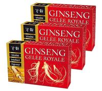 NUTRI EXPERT - Ginseng Gelée Royale - Favorise tonus physique et intellectuel - Soutient la résistance et la vigueur - Combat la fatigue - Actifs d'Origine Naturelle - Vegan - Lot de 3 produits