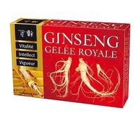 NUTRI EXPERT - Ginseng Gelée Royale - Favorise tonus physique et intellectuel - Soutient la résistance et la vigueur - Combat la fatigue - Actifs d'origine Naturelle - Vegan - 20 Ampoules