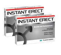NUTRI EXPERT - Instant Erect - Améliore l'érection - Agit en 30 minutes - Stimule le désir et soutient la vigueur - Soutient la vigueur - Résultats prouvés - Lot de 2