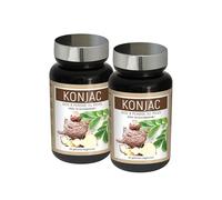 NUTRI EXPERT - Konjac - Réduit la sensation de faim - Contribue à la perte de poids - Riche en Fibres Alimentaires - Complément Alimentaire 100% Extraits naturels de Plantes - Lot de 2 produits