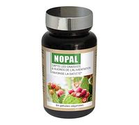 NUTRI EXPERT - Nopal - Capte les graisses - Favorise la satiété - Réduit appétit et apport calorique des repas - 100% extraits d'origine naturelle - Convient aux végans - 60 Gélules végétales