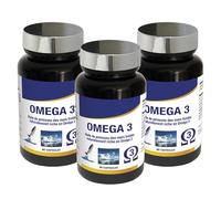 NUTRI EXPERT - Oméga 3 - Fonctionnement cérébral + cardiovasculaire - Riche en acides gras Oméga 3, EPA + DHA - Huile purifiée de poissons des mers froides - Marque Française - Lot de 3