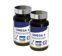 NUTRI EXPERT - Oméga 3 - Fonctionnement cérébral + cardiovasculaire - Riche en acides gras Oméga 3, EPA + DHA - Huile purifiée de poissons des mers froides - Marque Française - Lot de 2