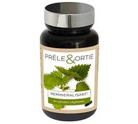 NUTRI EXPERT - Prêle & Ortie - Facilite l'élimination des toxines - Contribue au bon fonctionnement de l'organisme - Vegan - Marque Française - Extraits de plante - 60 gélules végétales