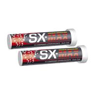 NUTRI EXPERT - SX-MAX - Complément Alimentaire à Base de Bois Bandé, Ginseng, Éleuthérocoque et Vitamines - Pour une Meilleure Fonction Sexuelle Masculine - Arôme Orange - Lot de 2 produits
