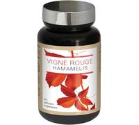 NUTRI EXPERT - Vigne Rouge Hamamélis - Contribue à une Circulation Sanguine Normale - Favorise la Sensation de Jambes Légères - Favorise le Confort Circulatoire - Vegan - 60 gélules