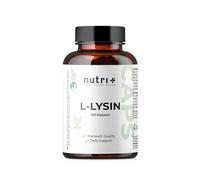 Nutri + L-Lysine gelules vegan - acide aminé essentiel - à haute dose de 2200 mg par portion journalière - végétal & sans diluant - Capsules