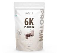 Nutri + Protéines Musculation - Shake protéine Chocolat 1kg - faible Teneur en Sucre avec Isolat de Protéine de Soja, Amande, Tournesol - produit en Allemagne