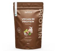 NUTRI+ SHAPE & SHAKE 3K PROTEIN - Poudre de protéines végétaliennes - NOISETTE - PROTEINES - 1000g