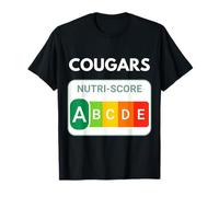 Nutri-Score Cougars. Cadeau Drôle Entre Amis. pour Adultes T-Shirt