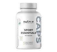 Nutri+ Sport Essentials - A-Z Complete pour les sportifs - 17 vitamines minéraux acides aminés antioxydants - 120 capsules végétales avec vitamines C, D3, oméga 3 - Daily Vitamins
