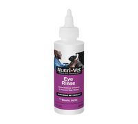 Nutri-Vet Eye Rinse Non Irritating Tear Stains Formulated Solution for Dogs 4oz