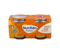 Nutriben Potito Manza-Naran-Plata-Galle 2X120Gr lot de 2
