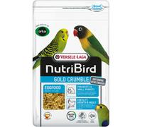 Versele-Laga NutriBird Gold Crumble pour Perruches & Petits Perroquets | 1 kg | Nourriture sèche aux œufs pour Perruches, Neophemes, Inséparables & autres Oiseaux d'ornement | Avec Lysine & Méthionine