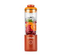 nutribullet Flex 590ml - Blender Portable pour Smoothies avec Couvercle à Bec, Mixeur Hachoir, Broie Glace et Fruits Surgelés, USB-C, Tasse sans BPA, Facile à Nettoyer, Orange (NBP013OR)