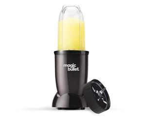 nutribullet Magic Bullet Kit de démarrage noir - Robot culinaire et mélangeur tout-en-un - Vitesse de 10 000 tr/min - avec base à couple élevé, tasse haute, couvercle rabattable et lame croisée