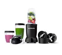Nutribullet Mega Pack avec mixeur NutriBullet 900 W, 9 accessoires, extra puissant et facile à nettoyer, mélange et broyage de glace, fruits secs et fruits congelés, noir