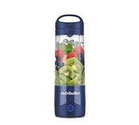 nutribullet Mélangeur portable bleu marine - Lame d'extraction puissante, tasse de 475 ml, couvercle à emporter, câble de charge USB-C et guide de l'utilisateur (français non garanti) - Offre plus de
