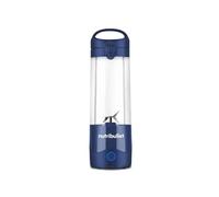 nutribullet Mélangeur portable bleu marine - Lame d'extraction puissante, tasse de 475 ml, couvercle à emporter, câble de charge USB-C et guide de l'utilisateur (français non garanti) - Offre plus de