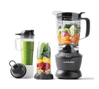 Nutribullet Mixeur chaud et froid Combo gris charbon - Comprend une puissante base de 1200 W, 3 tasses de différentes tailles, 2 couvercles rabattables pour On The Go et 1,8 l - Mixeur pour smoothies