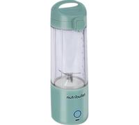 NutriBullet Blender portable NBP003LBL, 475 ml sans BPA, USB‑C, plus de 15 cycles, Bleu clair